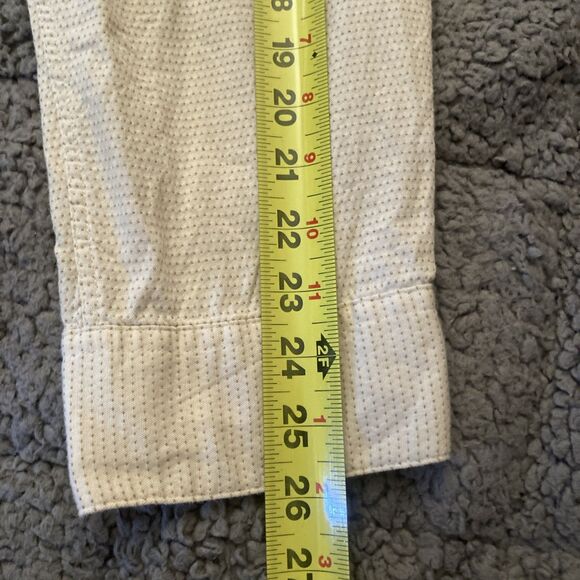 Howler Bros Western Shirt Mens XXL Long Sleeve Button Down Ivory Beige Textured - Picture 13 of 14